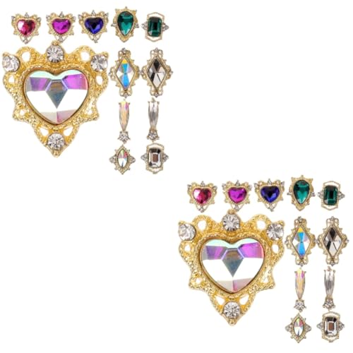 2 Sätze Nail Rhinestones Fächer Metallisch Glänzende für Nail Art Diy Schmuck Dekorationen Hochzeiten Valentinstag und Weihnachten 2 Sätze Nail Rhinestones Fächer Metallisch Glänzende für Nail Art Diy Schmuck Dekorationen Hochzeiten Valentinstag und Weihnachten von OATIPHO