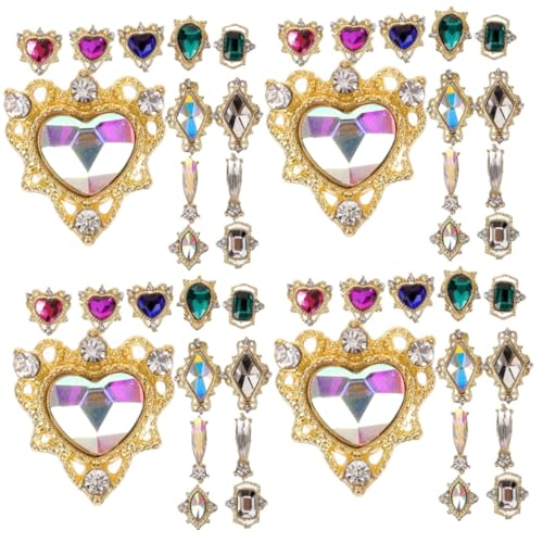 4 Sätze Nail Charms Fächer Strasssteine für Nail Art Diy Dekorationen für Maniküre und Bastelprojekte 4 Sätze Nail Charms Fächer Strasssteine für Nail Art Diy Dekorationen für Maniküre und Bastelprojekte von OATIPHO