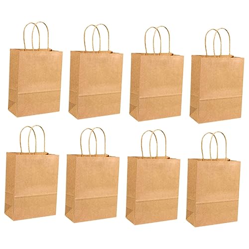 50 Stück Kraftpapier Taschen Wiederverwendbare Papier Säcke für Aufbewahrung und Dekorative Papiertüten Gelb für Partys 50 Stück Kraftpapier Taschen Wiederverwendbare Papier Säcke für Aufbewahrung und Dekorative Papiertüten Gelb für Partys von OATIPHO