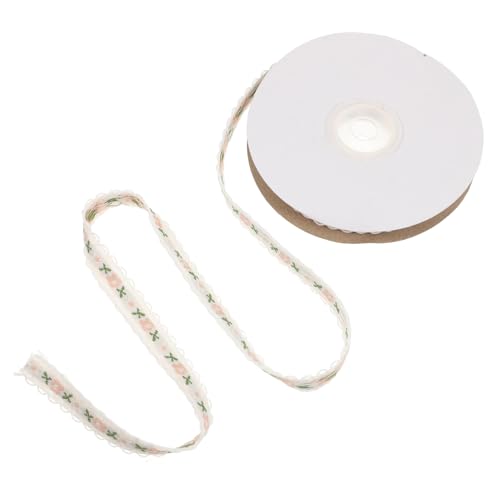 OATIPHO 1 Rolle Dekoratives Band Mit Blumenstickerei, Diy-bastelprojekte, Elegantes Geschenkband, Stilvolles Band Zur Herstellung Von Kopfbedeckungen von OATIPHO