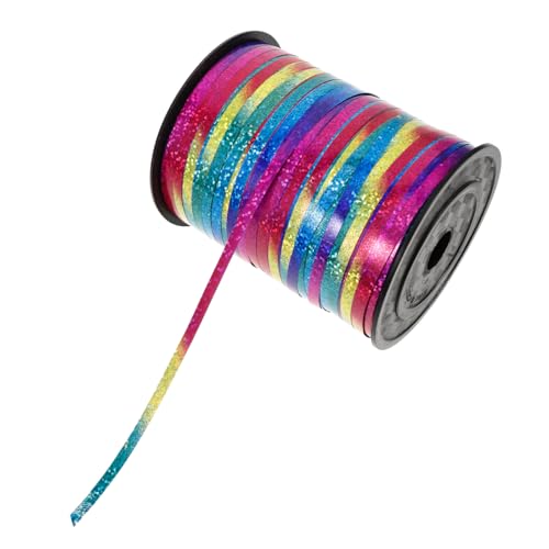 OATIPHO 1 Rolle Laserband Dekorationen Weihnachtsband Luftballons Streamer Geschenkband Partyverpackungsband Band zum Basteln dekoratives Verpackungsband Blumenband Hochzeitsband Plastik von OATIPHO