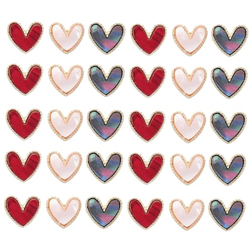 OATIPHO 1 Satz Herzförmige Nagel Dekorationen Diy Nagel Accessoires Für Kreative Maniküre Für Zuhause Und Nail Art Anwendungen 30 Stück OATIPHO 1 Satz Herzförmige Nagel Dekorationen Diy Nagel Accessoires Für Kreative Maniküre Für Zuhause Und Nail Art Anwendungen 30 Stück von OATIPHO