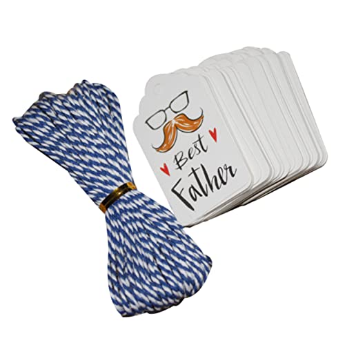 OATIPHO 1 Satz Lesezeichen -tag Väter Dekoration Dekorative Tags Erwachsene Die Vatertag Papa Papieretikett Hangtag Des Geschenks Geschenkanhänger Aus Papier Weiß 100 Stück OATIPHO 1 Satz Lesezeichen -tag Väter Dekoration Dekorative Tags Erwachsene Die Vatertag Papa Papieretikett Hangtag Des Geschenks Geschenkanhänger Aus Papier Weiß 100 Stück von OATIPHO