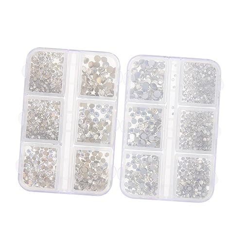 OATIPHO 1 Satz Nailart-accessoires Mit Strasssteinen Goldene Nagelanhänger Nagel Charms Uv Polieren Kunsthandwerk Ab Maniküre Strass Nail-art-handwerk Nagelanhänger Selber Machen Pp 2boxen von OATIPHO