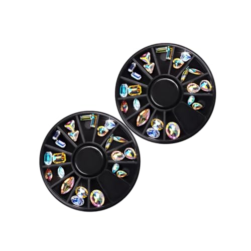 OATIPHO 1 Satz Transparent Wasserbohrer Flachboden Strass Aufkleber Für Diy Bekleidung Und Maniküre Sonderformige Wasserbohrer Disc Nail Art Dekoration Für Natürliche Und 2 Stück OATIPHO 1 Satz Transparent Wasserbohrer Flachboden Strass Aufkleber Für Diy Bekleidung Und Maniküre Sonderformige Wasserbohrer Disc Nail Art Dekoration Für Natürliche Und 2 Stück von OATIPHO