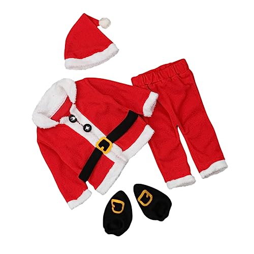 OATIPHO 1 Satz Weihnachtsmantel Babykostüme winterplüsch tops Outfits für neugeborene Jungen Winterkleidung kleidung -Weihnachtsmütze Nikolaus-Fleece-Anzug Plüschstoffe rot OATIPHO 1 Satz Weihnachtsmantel Babykostüme winterplüsch tops Outfits für neugeborene Jungen Winterkleidung kleidung -Weihnachtsmütze Nikolaus-Fleece-Anzug Plüschstoffe rot von OATIPHO