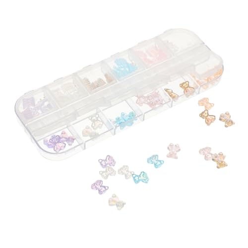 OATIPHO 1 Schachtel Blumen Nagelkunst Zubehör Set mit Perlweißem Kleinen Blüten und Frechen Bären für Kreative Maniküre Deko Diy Maniküre Accessoires für Anfänger und Profis OATIPHO 1 Schachtel Blumen Nagelkunst Zubehör Set mit Perlweißem Kleinen Blüten und Frechen Bären für Kreative Maniküre Deko Diy Maniküre Accessoires für Anfänger und Profis von OATIPHO