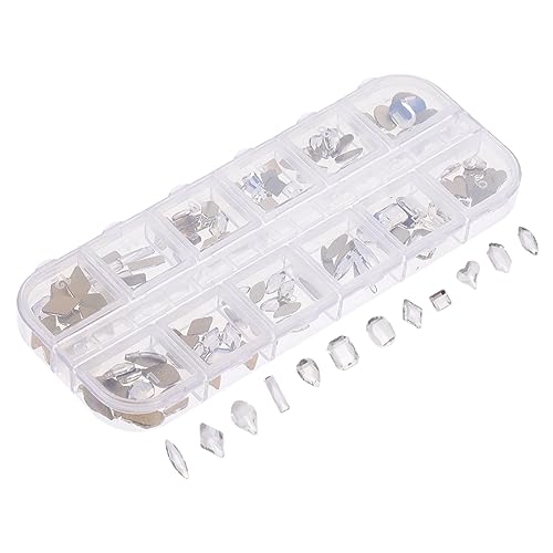 OATIPHO 1 Schachtel Diy Nagelschmuck Rhinestone Dekoration für Maniküre Transparentes für Nail Art und Bastelprojekte für Salon und Heimgebrauch Einfache Anwendung und Funkelnde Designs OATIPHO 1 Schachtel Diy Nagelschmuck Rhinestone Dekoration für Maniküre Transparentes für Nail Art und Bastelprojekte für Salon und Heimgebrauch Einfache Anwendung und Funkelnde Designs von OATIPHO