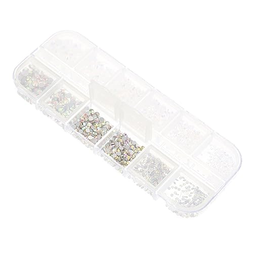 OATIPHO 1 Schachtel Diy Nail Art Dekorationsset Fächer Box mit Nail Diamonds und Strasssteinen für Kreative Maniküre Langlebig Sicher für Nageldesigns OATIPHO 1 Schachtel Diy Nail Art Dekorationsset Fächer Box mit Nail Diamonds und Strasssteinen für Kreative Maniküre Langlebig Sicher für Nageldesigns von OATIPHO