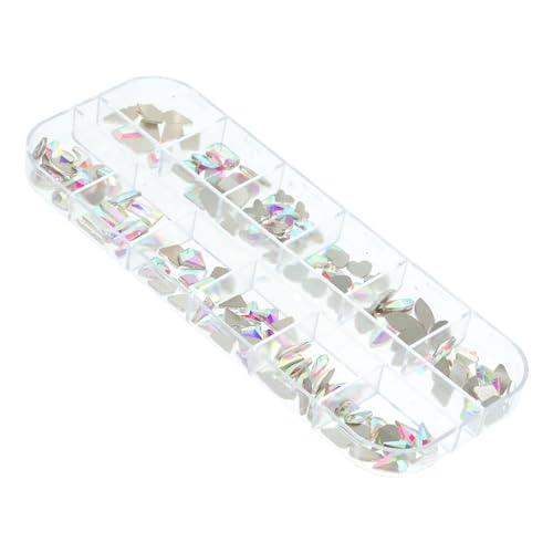 OATIPHO 1 Schachtel Flatback Nail Charms mit Multi Formen Nagel Strasssteinen aus Glas DIY Nail Art Dekoration für Nägel Schuhe Kleidung und Bastelarbeiten Kreative Glitzersteine für OATIPHO 1 Schachtel Flatback Nail Charms mit Multi Formen Nagel Strasssteinen aus Glas DIY Nail Art Dekoration für Nägel Schuhe Kleidung und Bastelarbeiten Kreative Glitzersteine für von OATIPHO