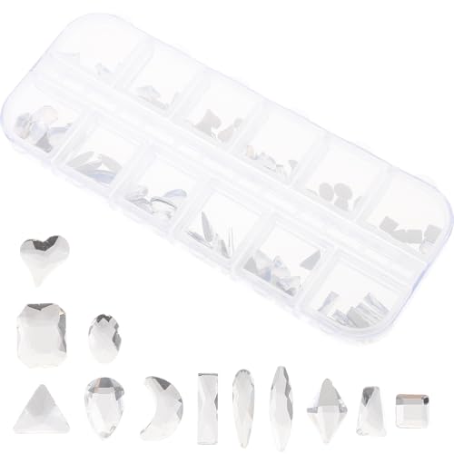 OATIPHO 1 Schachtel Nail Art Strasssteine Set Fächer Diy Dekorationen aus Robustem für Nägel Handys und Bastelarbeiten Nail Charms für Kreative Designs und Styles OATIPHO 1 Schachtel Nail Art Strasssteine Set Fächer Diy Dekorationen aus Robustem für Nägel Handys und Bastelarbeiten Nail Charms für Kreative Designs und Styles von OATIPHO