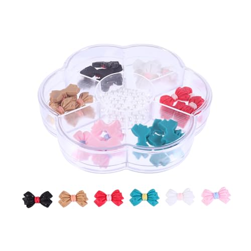 OATIPHO 1 Schachtel Nail Decor Multifunktionale Nageldekoration mit Schleifen Fächerigem Mischsortiment für Kreative Nail Art Einfach Anzuwenden für Reisen Partys und Besondere Anlässe von OATIPHO
