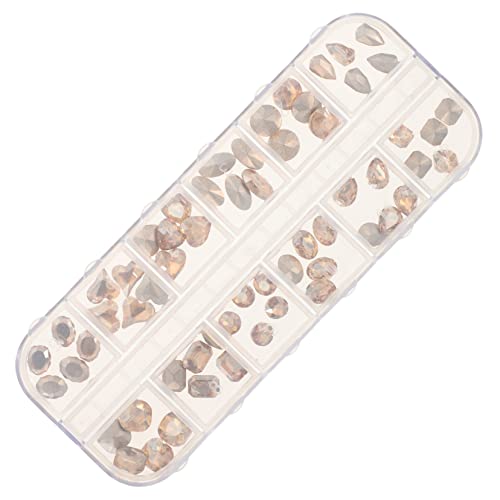 OATIPHO 1 Schachtel Schmuck für Nägel Irreguläre Form Nageldesign mit Strass Teiliges Champagnergold für Diy Maniküre und Nail Art Dekoration OATIPHO 1 Schachtel Schmuck für Nägel Irreguläre Form Nageldesign mit Strass Teiliges Champagnergold für Diy Maniküre und Nail Art Dekoration von OATIPHO