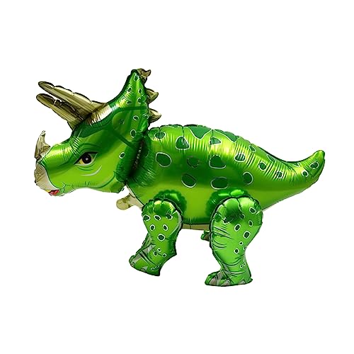 OATIPHO 1 Stk Dinosaurier-Aluminium-Membran-Ballon Spielzeug für Kleinkinder 3D-Dinosaurier-Ballon Babyspielzeug Baby Spielzeug Triceratops-Ballon Geburtstagsfeier Ballon Tier schmücken von OATIPHO