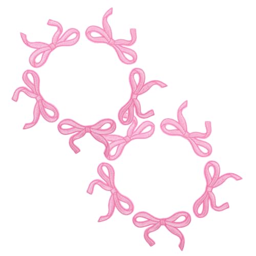 OATIPHO 10 Stück Kleine Rosa Schleifen Bügelbilder Aufnäher Bestickte Schleifen Patches zum Aufbügeln für Jeans Jacken Rucksäcke DIY Kleidung Zubehör OATIPHO 10 Stück Kleine Rosa Schleifen Bügelbilder Aufnäher Bestickte Schleifen Patches zum Aufbügeln für Jeans Jacken Rucksäcke DIY Kleidung Zubehör von OATIPHO