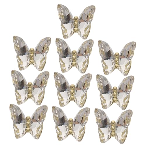 OATIPHO 10 Stück Teiliges Schmetterling Nagel Schmuck Nail Charms Funkelnde Maniküre Deko für Nägel DIY Schmuck Kleidung und Accessoires für Sommer und Alltag OATIPHO 10 Stück Teiliges Schmetterling Nagel Schmuck Nail Charms Funkelnde Maniküre Deko für Nägel DIY Schmuck Kleidung und Accessoires für Sommer und Alltag von OATIPHO