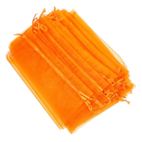 OATIPHO 100 Stück Geschenkverpackung aus Mullbeuteln Süßigkeiten Party klein Schmuck Tragbar Gegenwärtig reisen Organzabeutel Organza-Verpackungsbeutel Beutel Beutel Orange OATIPHO 100 Stück Geschenkverpackung aus Mullbeuteln Süßigkeiten Party klein Schmuck Tragbar Gegenwärtig reisen Organzabeutel Organza-Verpackungsbeutel Beutel Beutel Orange von OATIPHO