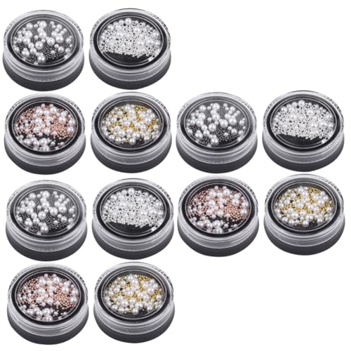 OATIPHO 12 Boxen Nagelkunstperlen Imitationsperlen und Stahlperlen für Kreative Maniküren Dekoration für und Mädchen Diy Manikurezubehör OATIPHO 12 Boxen Nagelkunstperlen Imitationsperlen und Stahlperlen für Kreative Maniküren Dekoration für und Mädchen Diy Manikurezubehör von OATIPHO
