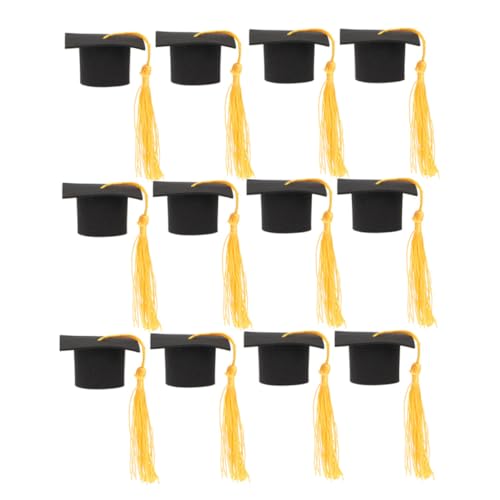OATIPHO 12st Kuchendekoration Cupcake-dekorationen Für Den Abschluss 2024 Klasse Von 2024 Kuchendekoren Mini-grad-hüte Abschlusskappendekoration Absolventen Partyhüte Black Polyester OATIPHO 12st Kuchendekoration Cupcake-dekorationen Für Den Abschluss 2024 Klasse Von 2024 Kuchendekoren Mini-grad-hüte Abschlusskappendekoration Absolventen Partyhüte Black Polyester von OATIPHO