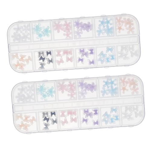 OATIPHO 2 Boxen Schmetterlings Nagelkunst Zubehör Diy Nageldekoration für Maniküre für Natürliche und Künstliche Nägel Leicht und Einfach zu Verwenden für Anfänger OATIPHO 2 Boxen Schmetterlings Nagelkunst Zubehör Diy Nageldekoration für Maniküre für Natürliche und Künstliche Nägel Leicht und Einfach zu Verwenden für Anfänger von OATIPHO
