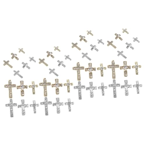 OATIPHO 2 Sätze Charms Verzierung Hochwertige Legierung Nail Art Schmuck Für Maniküre Designs Für Männer Langlebig Und Einfach Zu Verwenden 60 Stück * 2 von OATIPHO