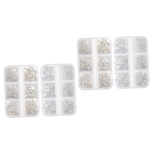 OATIPHO 2 Sätze Nailart-accessoires Mit Strasssteinen Gold Mehrfarbige Strasssteine Nagelkunst-edelsteine Dekorationen Zubehör Uv Nailart-strasssteine Strassanhänger Für Nägel Pp 2boxen*2 von OATIPHO