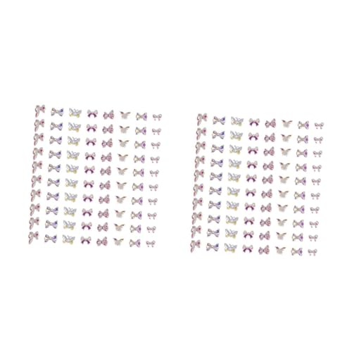 OATIPHO 2 Sätze Teiliges Nail Art Mit Schmetterlingen Und Schleifen Kreative Nail Art Accessoires Für Maniküre Und Diy Dekoration Für Zuhause Salon 80 Stück * 2 OATIPHO 2 Sätze Teiliges Nail Art Mit Schmetterlingen Und Schleifen Kreative Nail Art Accessoires Für Maniküre Und Diy Dekoration Für Zuhause Salon 80 Stück * 2 von OATIPHO