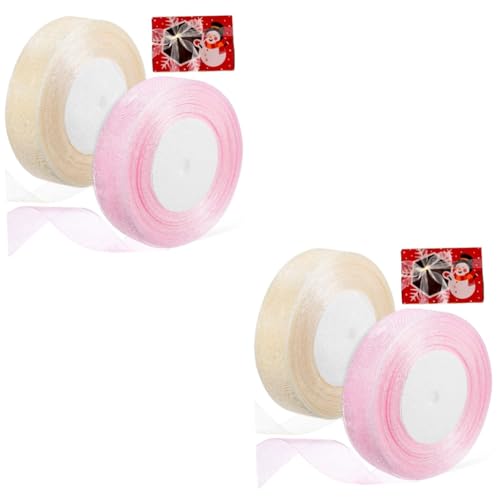 OATIPHO 2 Sätze Transparente Geschenkband Elegante Ribbons Und Rosé Für Hochzeiten Feiern Und Kreative Diy Projekte 2 Rollen * 2 OATIPHO 2 Sätze Transparente Geschenkband Elegante Ribbons Und Rosé Für Hochzeiten Feiern Und Kreative Diy Projekte 2 Rollen * 2 von OATIPHO
