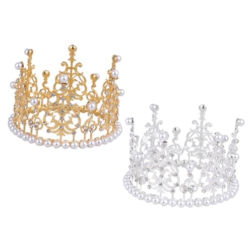 OATIPHO 2 Stück Dekoration Geburtstagstorte Krone Toppers Stilvolle Kuchenornamente für Feierlichkeiten Hochzeiten und Besondere Anlässe Langlebiges Metallmaterial Silberne und Goldene OATIPHO 2 Stück Dekoration Geburtstagstorte Krone Toppers Stilvolle Kuchenornamente für Feierlichkeiten Hochzeiten und Besondere Anlässe Langlebiges Metallmaterial Silberne und Goldene von OATIPHO