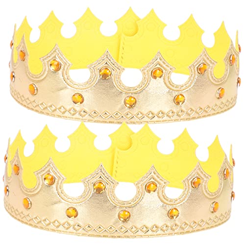 OATIPHO 2 Stück Geburtstagskrone für Erwachsene Goldene Partyhut Dekoration für Festlichkeiten und Fotoshootings Verstellbar und Stabil für Hochzeiten Weihnachten und Kostümpartys OATIPHO 2 Stück Geburtstagskrone für Erwachsene Goldene Partyhut Dekoration für Festlichkeiten und Fotoshootings Verstellbar und Stabil für Hochzeiten Weihnachten und Kostümpartys von OATIPHO