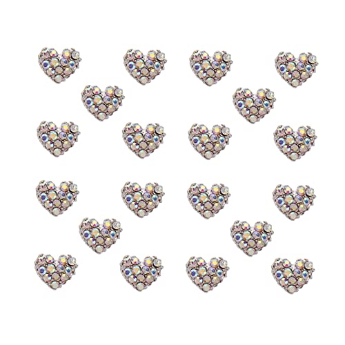 OATIPHO 20Stücke Herz Nagel Kunst Aufkleber Selbstklebende Strass Diamanten für Kreative Maniküre Glänzende Nagel Deko für DIY Nail Art und Valentinstag OATIPHO 20Stücke Herz Nagel Kunst Aufkleber Selbstklebende Strass Diamanten für Kreative Maniküre Glänzende Nagel Deko für DIY Nail Art und Valentinstag von OATIPHO