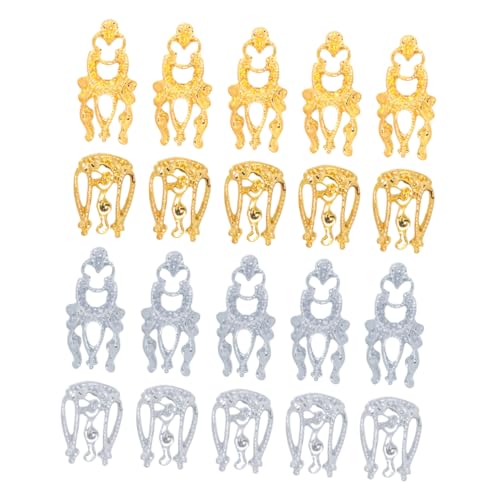 OATIPHO 20Stücke Teiliges Nageldekorationsset mit Goldenen und Silbernen Charms DIY Zubehör für Nagelkunst für Maniküre und Stilvolle Designs OATIPHO 20Stücke Teiliges Nageldekorationsset mit Goldenen und Silbernen Charms DIY Zubehör für Nagelkunst für Maniküre und Stilvolle Designs von OATIPHO