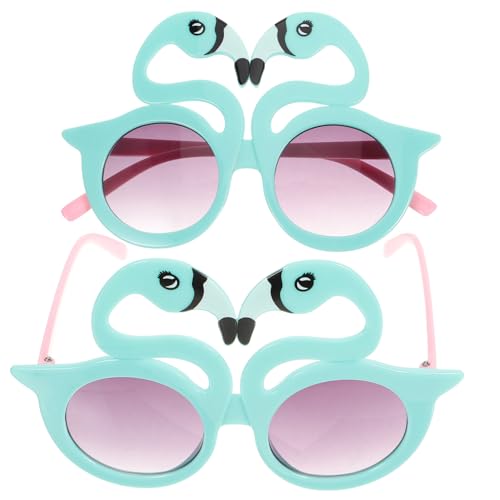 OATIPHO 2St lustige Brille spaß the pleasure randlose Brille kind sonnenbrille rahmenlose Brille schnapsgläser Flamingo-Brille Cosplay-Party-Brille bilden Partybedarf Lieferungen Zubehör von OATIPHO