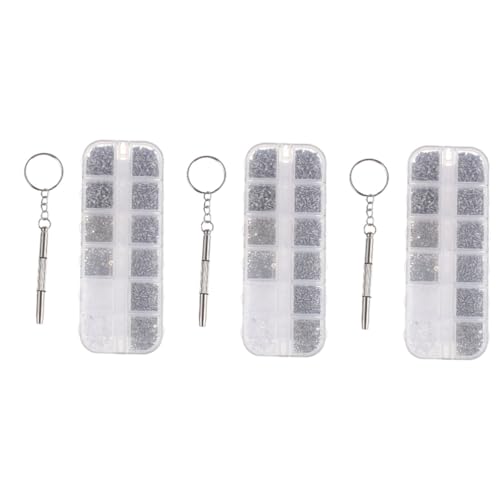 OATIPHO 3 Sätze Brillen Reparaturset Mit Schrauben Und Schraubendreher Für Präzise Reparaturen Werkzeugset Mit Aufbewahrungsbox Für Brillen Und Sonnenbrillen 1100 Stück * 3 OATIPHO 3 Sätze Brillen Reparaturset Mit Schrauben Und Schraubendreher Für Präzise Reparaturen Werkzeugset Mit Aufbewahrungsbox Für Brillen Und Sonnenbrillen 1100 Stück * 3 von OATIPHO