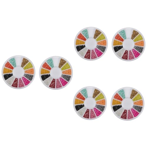 OATIPHO 3 Sätze Nagelperlen Perlen Nagel Pailletten Winzige Nägel Faux Kaviarperlen Nagel Kaviarperlen Kaviarperlen Nagel Kunststoff 2Box*3 von OATIPHO