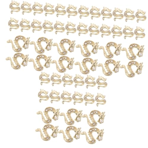 OATIPHO 3 Sätze Schmuck Dragon Maniküre Dekoration Zirkonia Rhinestone Charms Für Nagelkunst Niedliche Maniküre Accessoires Für Beeindruckendes Nageldesign 50 Stück * 3 von OATIPHO