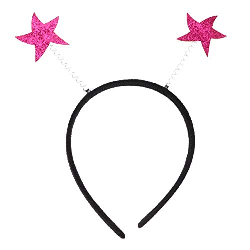 OATIPHO 3-Teiliges Haarband Mit Sternen Glitzer-Haarreifen Süßes Party-Stirnband Kopfbedeckung Für Geburtstags- Und Hochzeitsfeiern Für Frauen Und Mädchen (Silber Rosé Golden) von OATIPHO