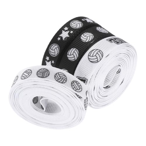 OATIPHO 4 Rollen Volleyball gedrucktes Band Volleyball-Haarband Sportballband Volleyballband Bänder umwickeln rustikales Band Volleyball-Geburtstagsdekorationen Lockenband Polyester OATIPHO 4 Rollen Volleyball gedrucktes Band Volleyball-Haarband Sportballband Volleyballband Bänder umwickeln rustikales Band Volleyball-Geburtstagsdekorationen Lockenband Polyester von OATIPHO