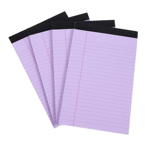 OATIPHO 4 Stück Notizbuch Notizbilder Memorandum Reisende Schmucklos Notizblock Pads Unterlage Süße Notizbücher Für Die Schule Regiert Tragbar Zeitschrift Eng Memo -pad Papier Violett OATIPHO 4 Stück Notizbuch Notizbilder Memorandum Reisende Schmucklos Notizblock Pads Unterlage Süße Notizbücher Für Die Schule Regiert Tragbar Zeitschrift Eng Memo -pad Papier Violett von OATIPHO
