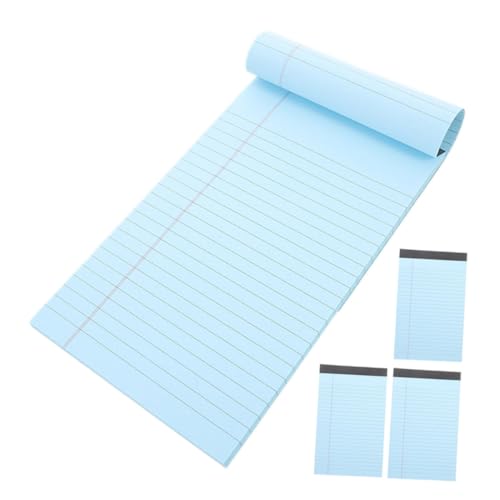 OATIPHO 4 Stück Notizbuch Pads schmucklos Und gefüttert Büro für notizbücher college regiert Bequemer Notizblock rechtliche Notizbilder Notizblock zu machen Notizen Notebook Papier Blau OATIPHO 4 Stück Notizbuch Pads schmucklos Und gefüttert Büro für notizbücher college regiert Bequemer Notizblock rechtliche Notizbilder Notizblock zu machen Notizen Notebook Papier Blau von OATIPHO