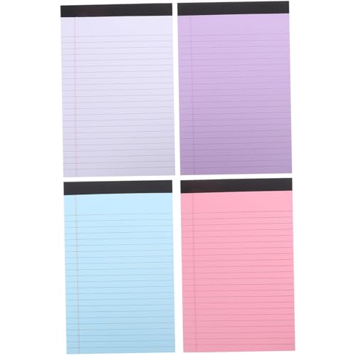 OATIPHO 4 Stück Notizbuch juristisches Papier legaler Block Notizen abkratzen Ästhetisches Schulmaterial Mini-Notizblöcke College-Schulbedarf farbiges Notebook -Papier Notizblock OATIPHO 4 Stück Notizbuch juristisches Papier legaler Block Notizen abkratzen Ästhetisches Schulmaterial Mini-Notizblöcke College-Schulbedarf farbiges Notebook -Papier Notizblock von OATIPHO