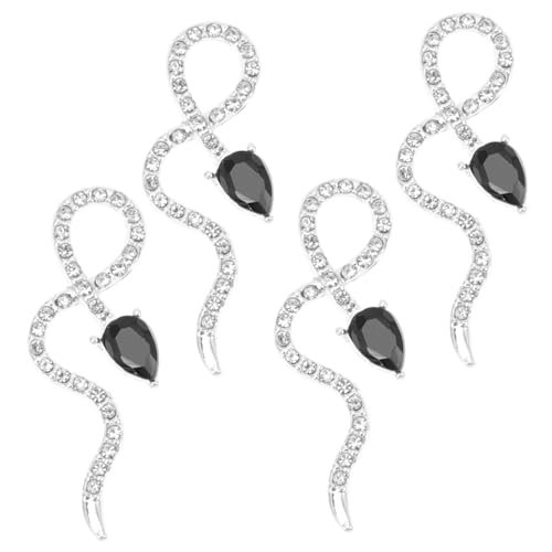 OATIPHO 4Stücke Snake Nail Art Charms Schmuck für Maniküre Glänzende Nail Decorations für Themenpartys Hochzeiten und Besondere Anlässe OATIPHO 4Stücke Snake Nail Art Charms Schmuck für Maniküre Glänzende Nail Decorations für Themenpartys Hochzeiten und Besondere Anlässe von OATIPHO