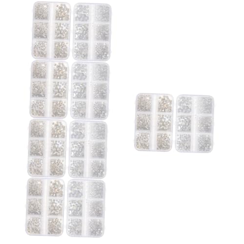 OATIPHO 5 Sätze Nailart-accessoires Mit Strasssteinen Regenbogen Nagel Charms Kunsthandwerk Gold Nagelsteine Ab Kunstnagel-strass-anhänger Maniküre-charme Diy Nail Art Zubehör Pp 2boxen*5 von OATIPHO