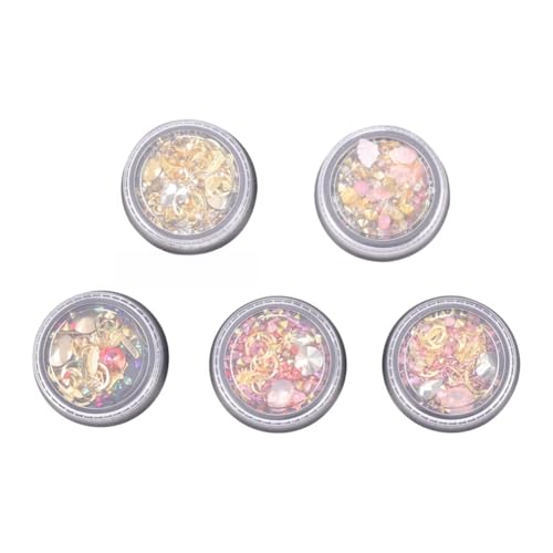 OATIPHO 5 Stück Teiliges Stern Mond Nagelcharms mit Strass DIY Nagelkunst Aufkleber für Kreative Maniküre für Kunstnägel und Dekorationen OATIPHO 5 Stück Teiliges Stern Mond Nagelcharms mit Strass DIY Nagelkunst Aufkleber für Kreative Maniküre für Kunstnägel und Dekorationen von OATIPHO