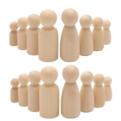 OATIPHO 50 Stück Holzpuppenmenschen Unvollendete Peg-leute Holzfigur Zum Zeichnen Holzfiguren Unfertige Steckpuppe Puppen Aus Holz Puppen Selber Machen Peg-puppe Hölzern Leer OATIPHO 50 Stück Holzpuppenmenschen Unvollendete Peg-leute Holzfigur Zum Zeichnen Holzfiguren Unfertige Steckpuppe Puppen Aus Holz Puppen Selber Machen Peg-puppe Hölzern Leer von OATIPHO