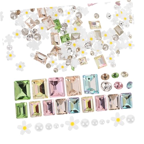 OATIPHO 5Er-Pack Nail Art Perlen und Strasssteine mit Bunte Künstliche Perlen in Blau Gelb Grün Champagner für Diy Nageldesign Einfache Anwendung Vielseitige Nageldekoration OATIPHO 5Er-Pack Nail Art Perlen und Strasssteine mit Bunte Künstliche Perlen in Blau Gelb Grün Champagner für Diy Nageldesign Einfache Anwendung Vielseitige Nageldekoration von OATIPHO
