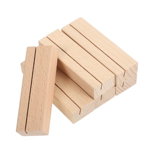 OATIPHO 6 Stück Holzständer für Karten Tischdekoration für Hochzeiten Partys und Anlässe Stabiler Kartenhalter mit Flachem für Notizen Postkarten und Bilder OATIPHO 6 Stück Holzständer für Karten Tischdekoration für Hochzeiten Partys und Anlässe Stabiler Kartenhalter mit Flachem für Notizen Postkarten und Bilder von OATIPHO