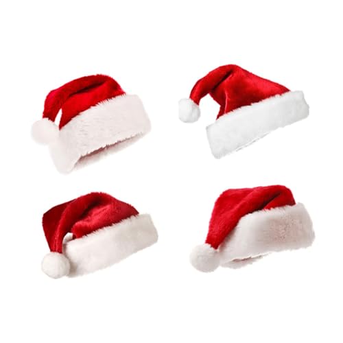 OATIPHO 6 Stück Weiche Extra Dicke Weihnachtsmützen für Erwachsene Plüsch Nikolaus Hüte Festliche Party Accessoires und Weihnachtsfeier Dekorationen als Partygeschenke und Kostümzubehör OATIPHO 6 Stück Weiche Extra Dicke Weihnachtsmützen für Erwachsene Plüsch Nikolaus Hüte Festliche Party Accessoires und Weihnachtsfeier Dekorationen als Partygeschenke und Kostümzubehör von OATIPHO