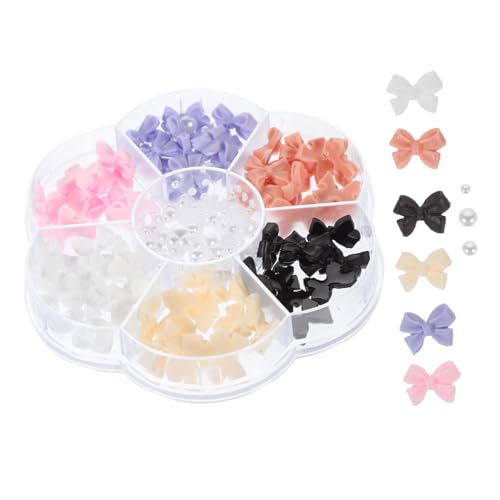OATIPHO 7Gitter Nagelanhänger mit Schleifen und Perlen Maniküre Dekorationen für DIY Nail Art und Vielseitig für Zuhause Salon OATIPHO 7Gitter Nagelanhänger mit Schleifen und Perlen Maniküre Dekorationen für DIY Nail Art und Vielseitig für Zuhause Salon von OATIPHO