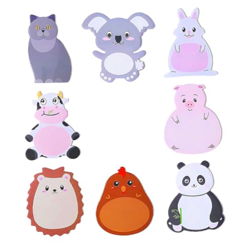 OATIPHO 8 Registerkarten eines Lesezeichens süßes stationäres Klebestreifen Notizblock süß kawaii schulmaterial süße Schulsachen Haftnotizblock mit Tiermotiv süße Notizbilder Papier OATIPHO 8 Registerkarten eines Lesezeichens süßes stationäres Klebestreifen Notizblock süß kawaii schulmaterial süße Schulsachen Haftnotizblock mit Tiermotiv süße Notizbilder Papier von OATIPHO